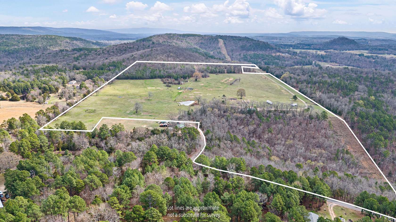 72.85 Acres of Land for Sale in Dover, Arkansas