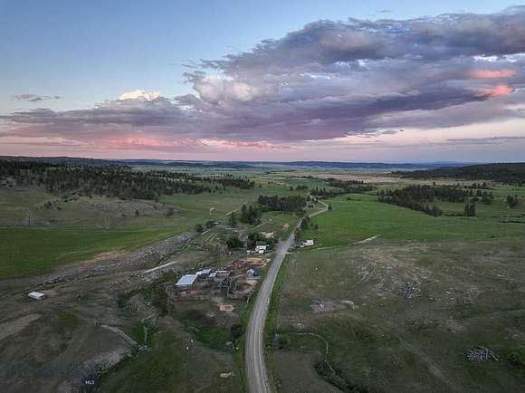 1,280 Acres of Land with Home for Sale in Big Timber, Montana