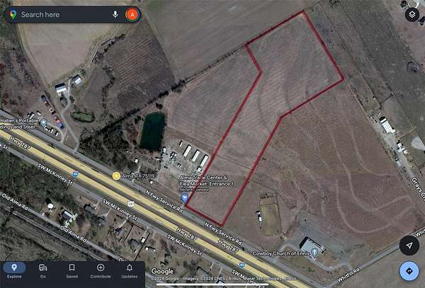 17.5 Acres of Land for Lease in Alma, Texas