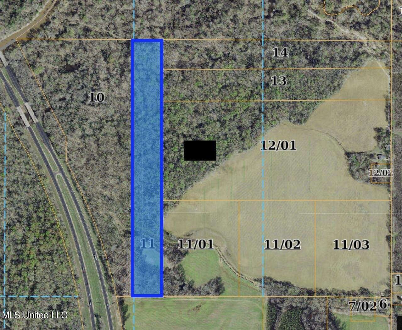 18.15 Acres of Land for Sale in Canton, Mississippi