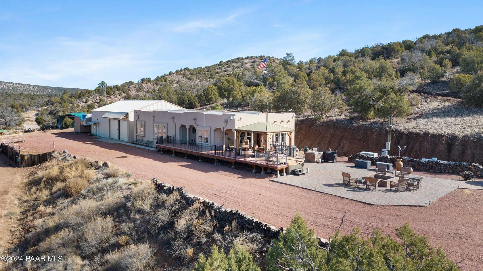 36 Acres of Land with Home for Sale in Kingman, Arizona