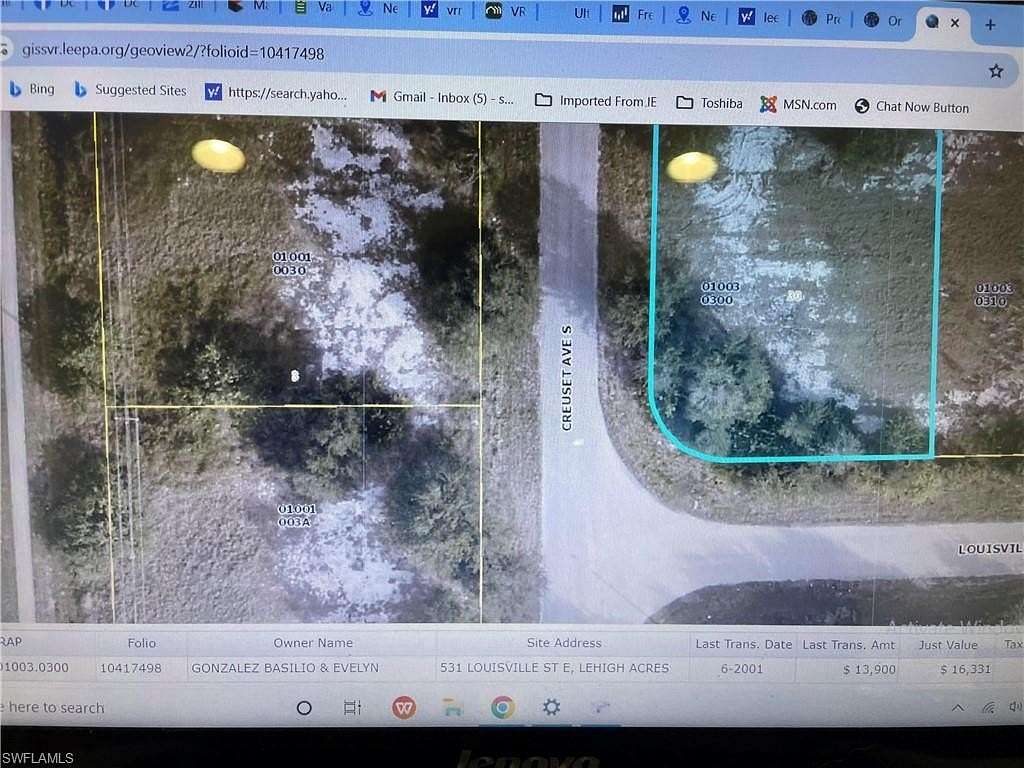 0.27 Acres of Residential Land for Sale in Lehigh Acres, Florida