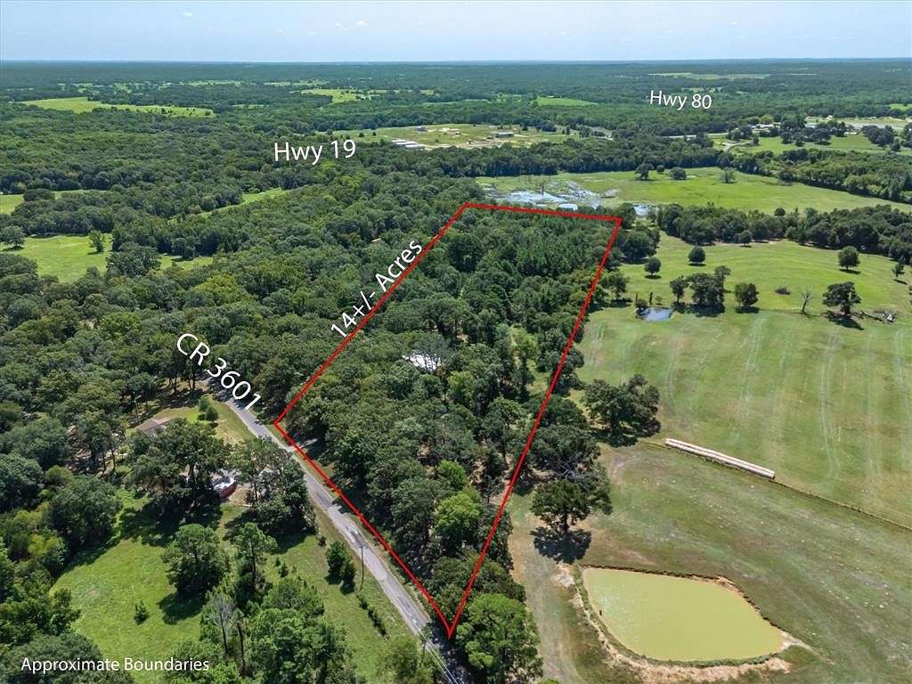 14.3 Acres of Land with Home for Sale in Edgewood, Texas