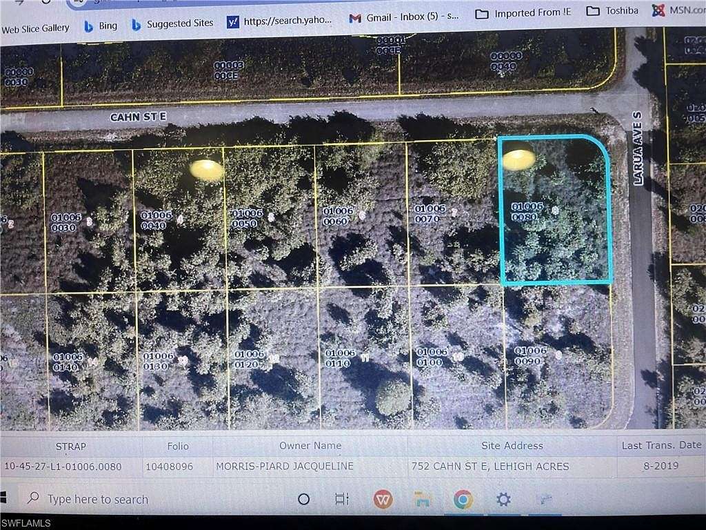 0.255 Acres of Residential Land for Sale in Lehigh Acres, Florida