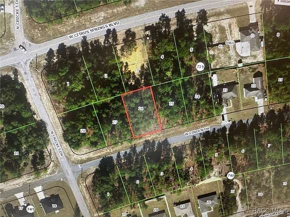 0.23 Acres of Land for Sale in Citrus Springs, Florida