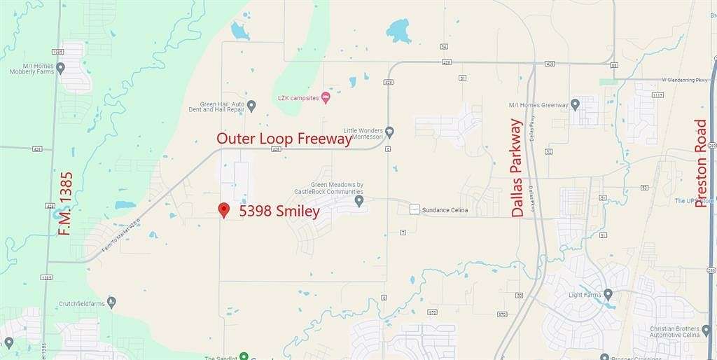 5.7 Acres of Commercial Land for Lease in Celina, Texas