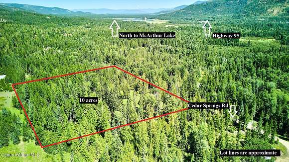 10 Acres of Residential Land for Sale in Sandpoint, Idaho