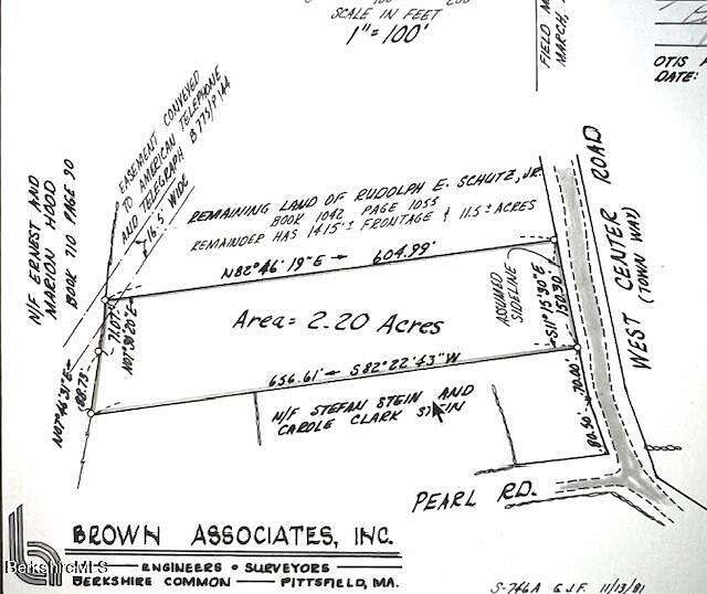 2.2 Acres of Residential Land for Sale in Otis, Massachusetts