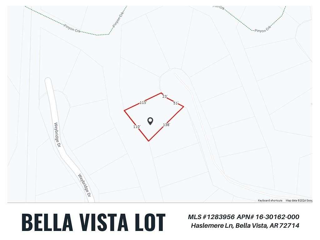 0.25 Acres of Residential Land for Sale in Bella Vista, Arkansas