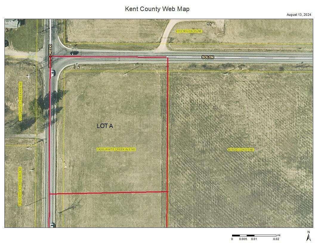 30 Acres of Commercial Land for Sale in Cedar Springs, Michigan