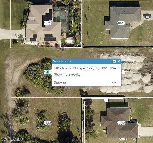 0.244 Acres of Residential Land for Sale in Cape Coral, Florida