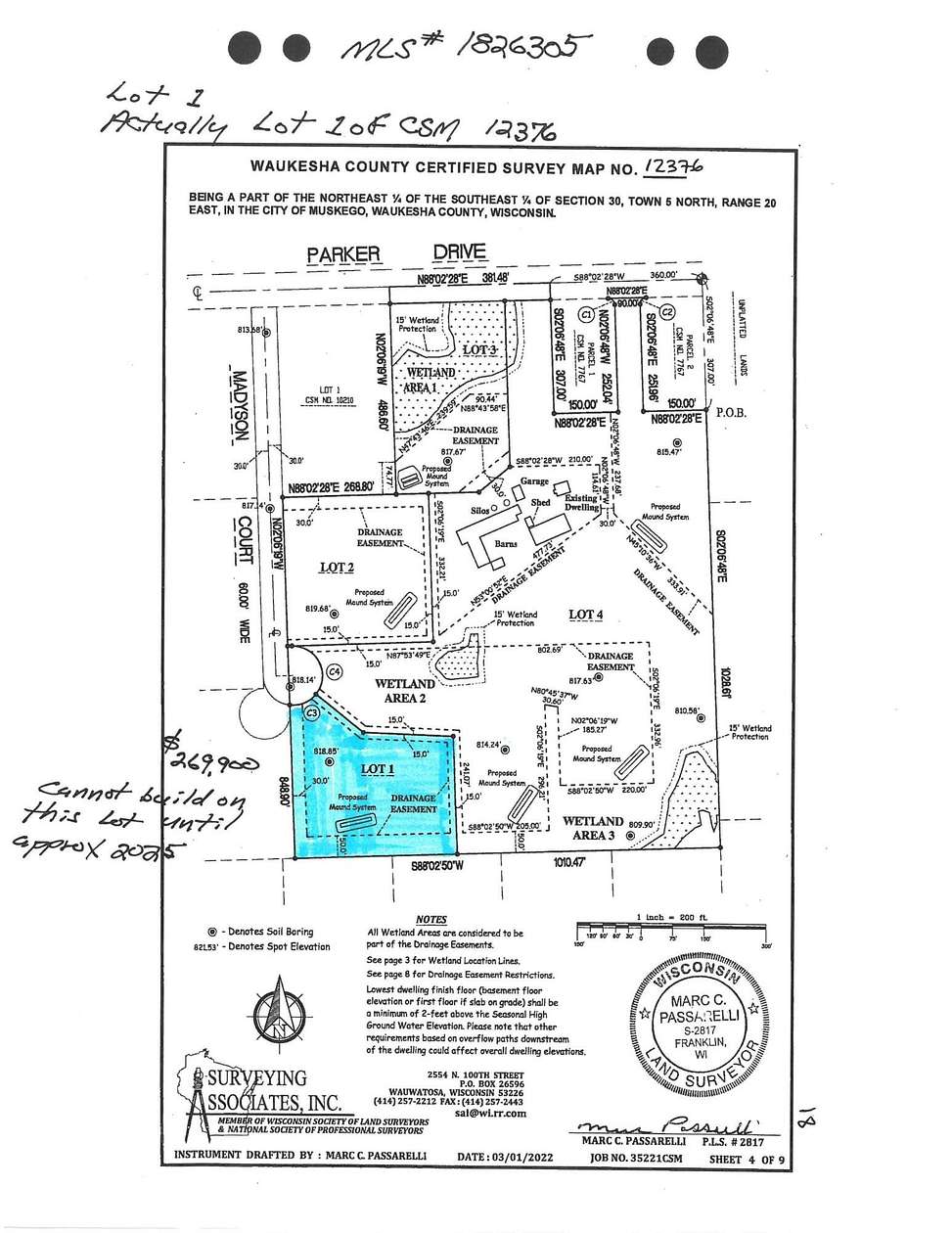 2.77 Acres of Residential Land for Sale in Muskego, Wisconsin