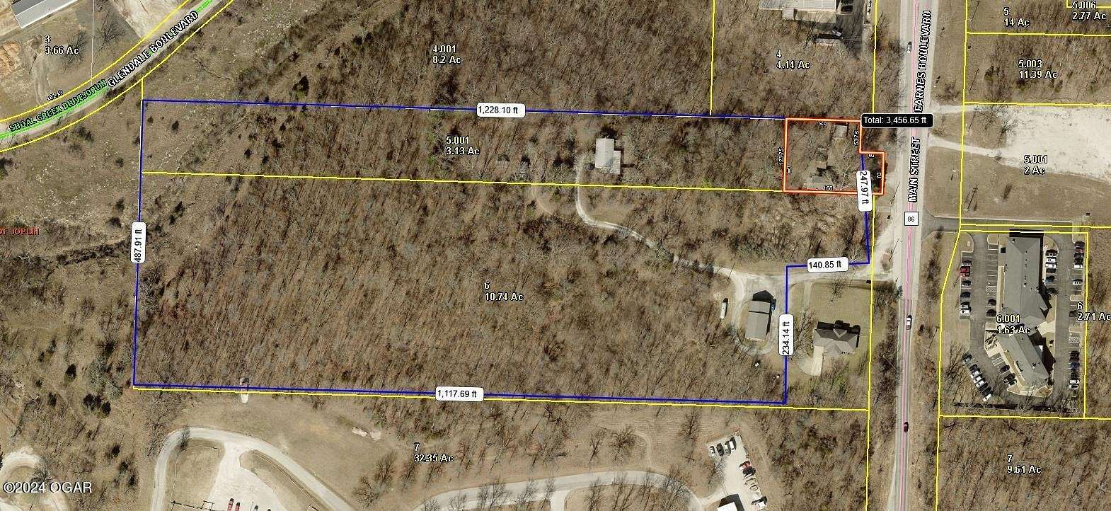 14 Acres of Mixed-Use Land for Sale in Joplin, Missouri