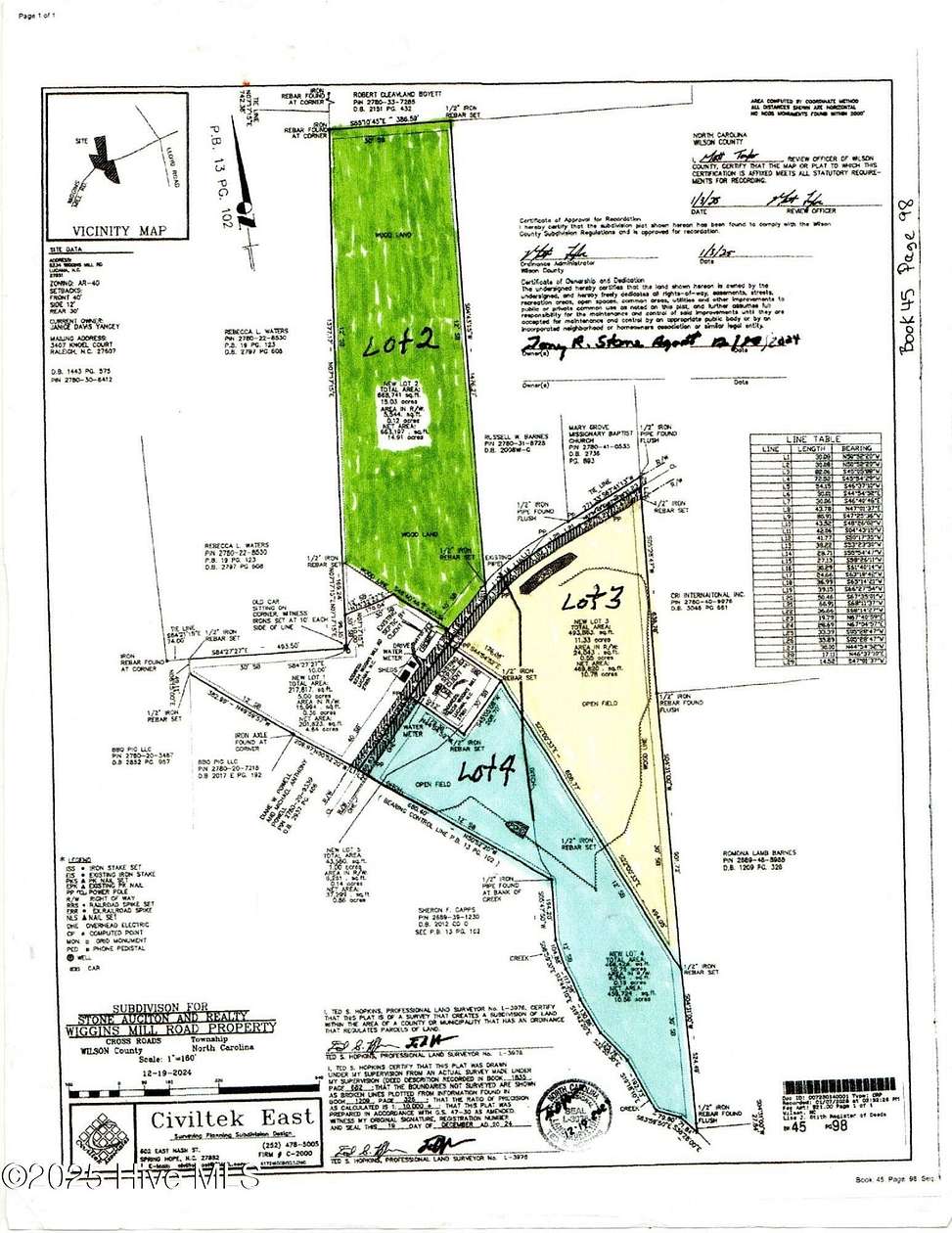 15 Acres of Land for Sale in Lucama, North Carolina