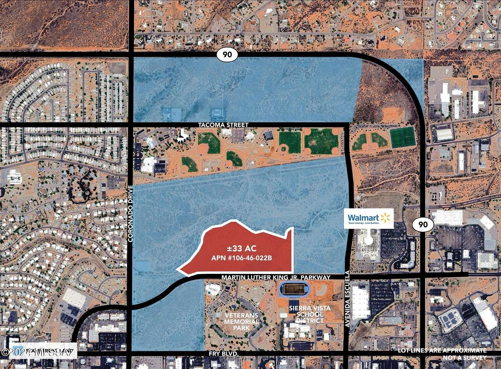 33 Acres of Land for Sale in Sierra Vista, Arizona