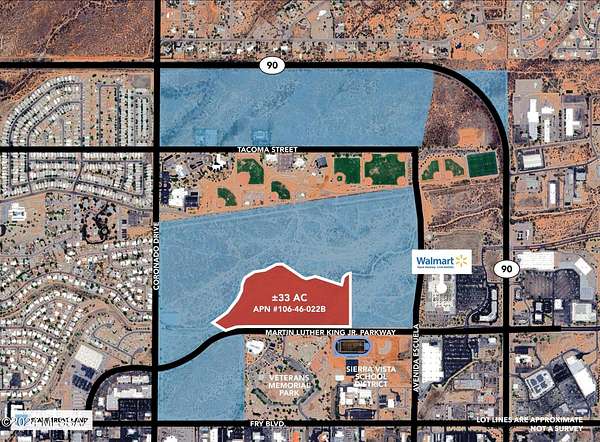 33 Acres of Land for Sale in Sierra Vista, Arizona