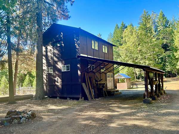 40 Acres of Recreational Land with Home for Sale in Burnt Ranch, California