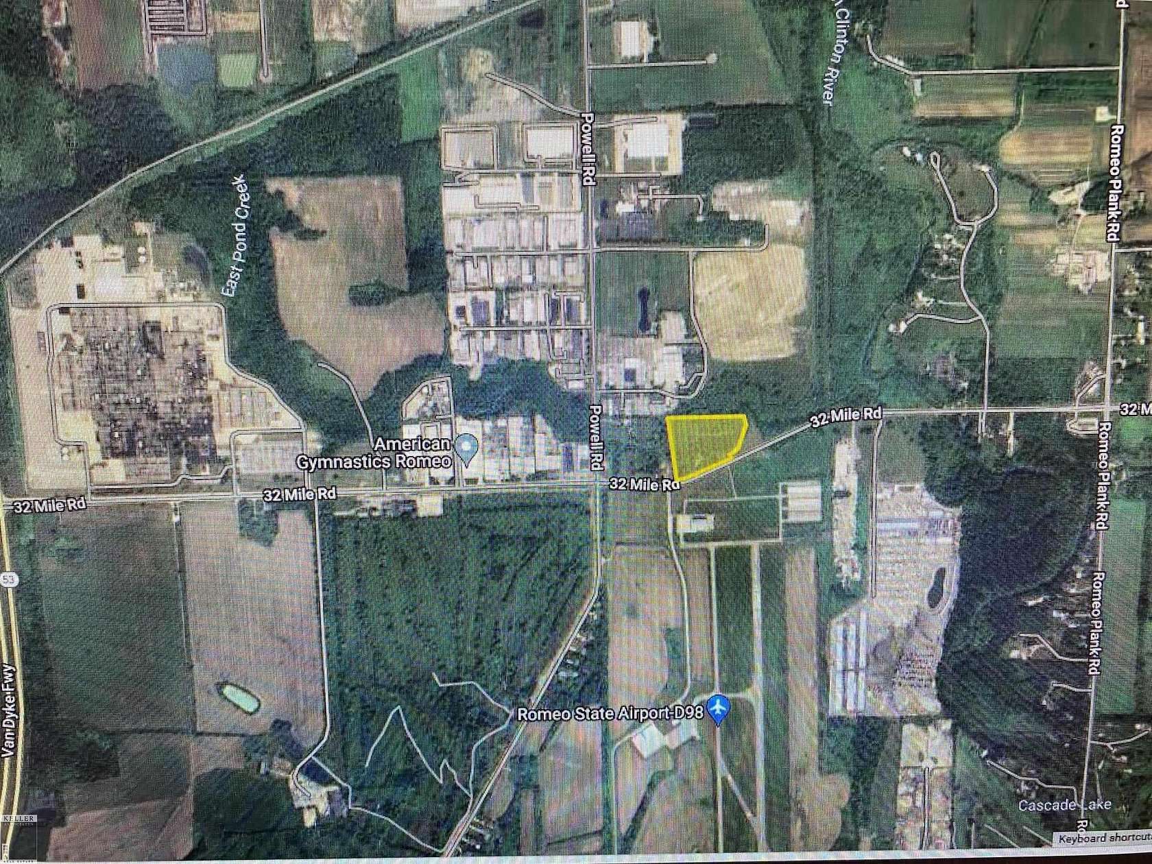 7.5 Acres of Commercial Land for Sale in Romeo, Michigan