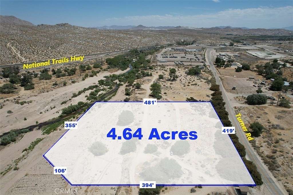 4.64 Acres of Land for Sale in Victorville, California