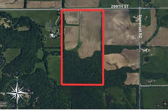 80 Acres of Recreational Land for Sale in Paola, Kansas