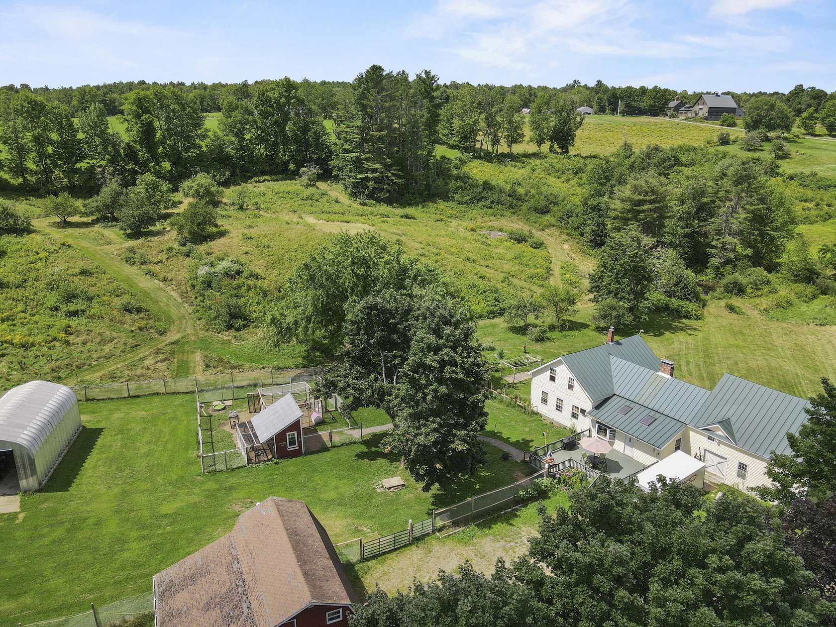 18 Acres of Land with Home for Sale in Montville Town, Maine