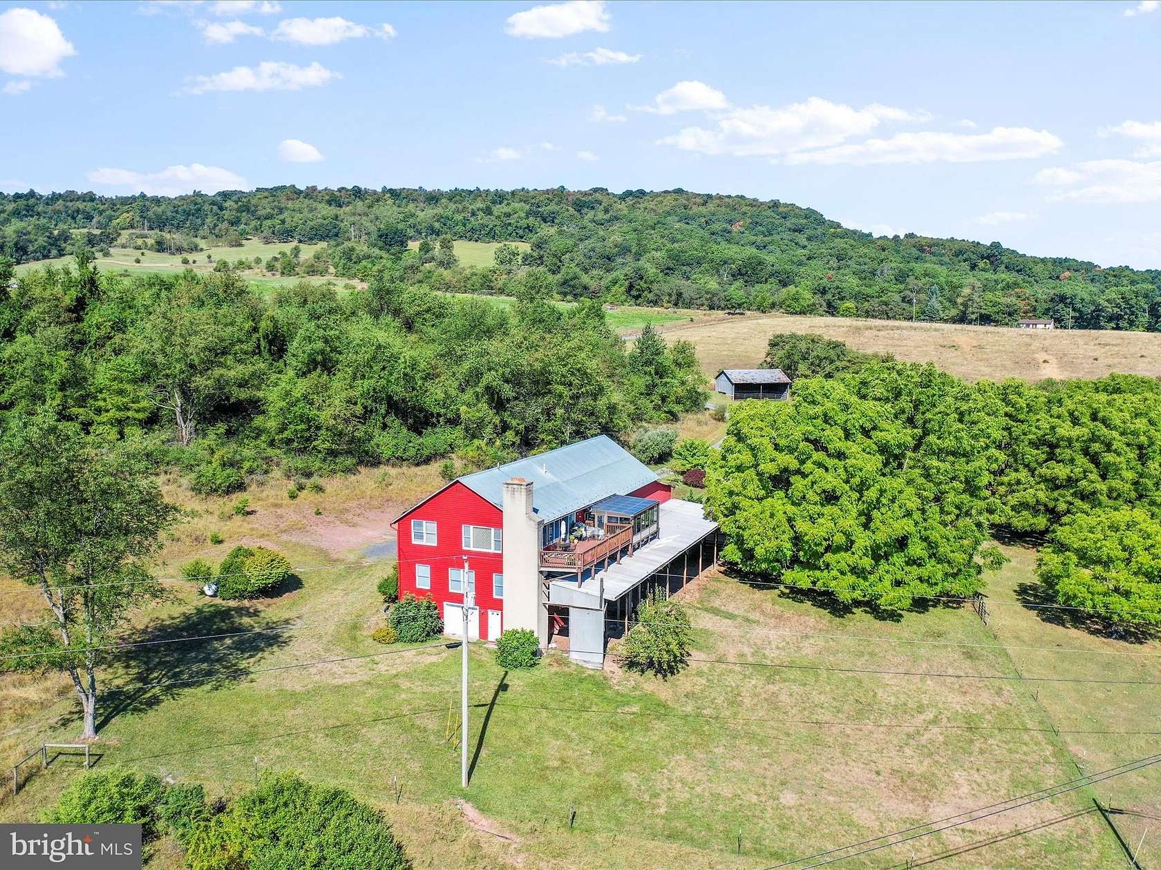 80 Acres of Agricultural Land with Home for Sale in Romney, West Virginia