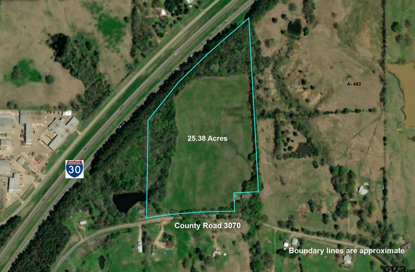 25.384 Acres of Land for Sale in Mount Pleasant, Texas