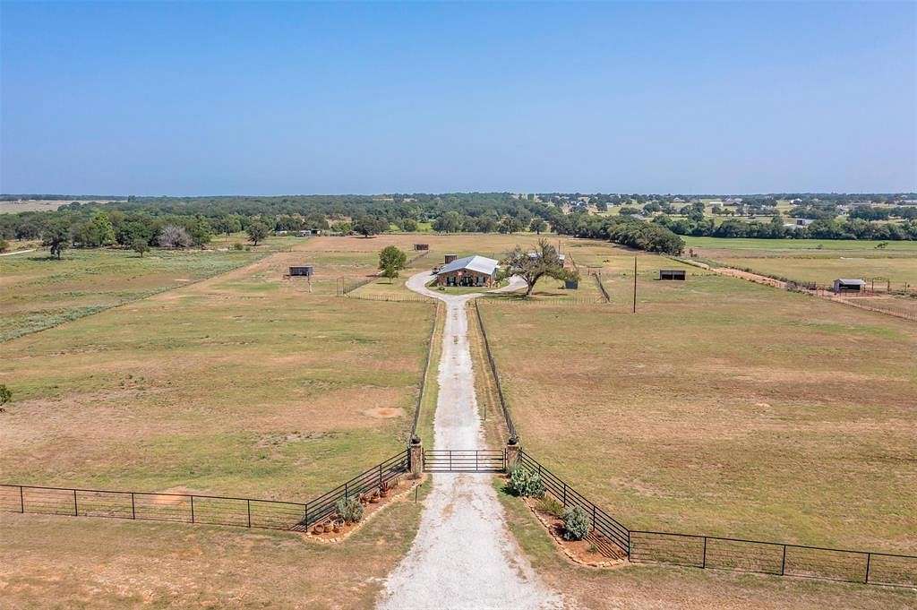 14.74 Acres of Land with Home for Sale in Poolville, Texas