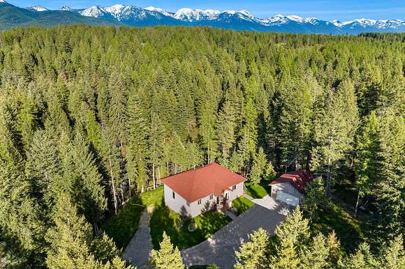 10.13 Acres of Land with Home for Sale in Kalispell, Montana