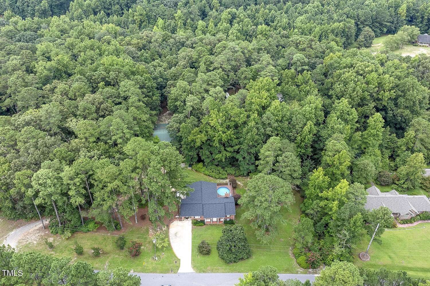 3.42 Acres of Residential Land with Home for Sale in Lillington, North Carolina