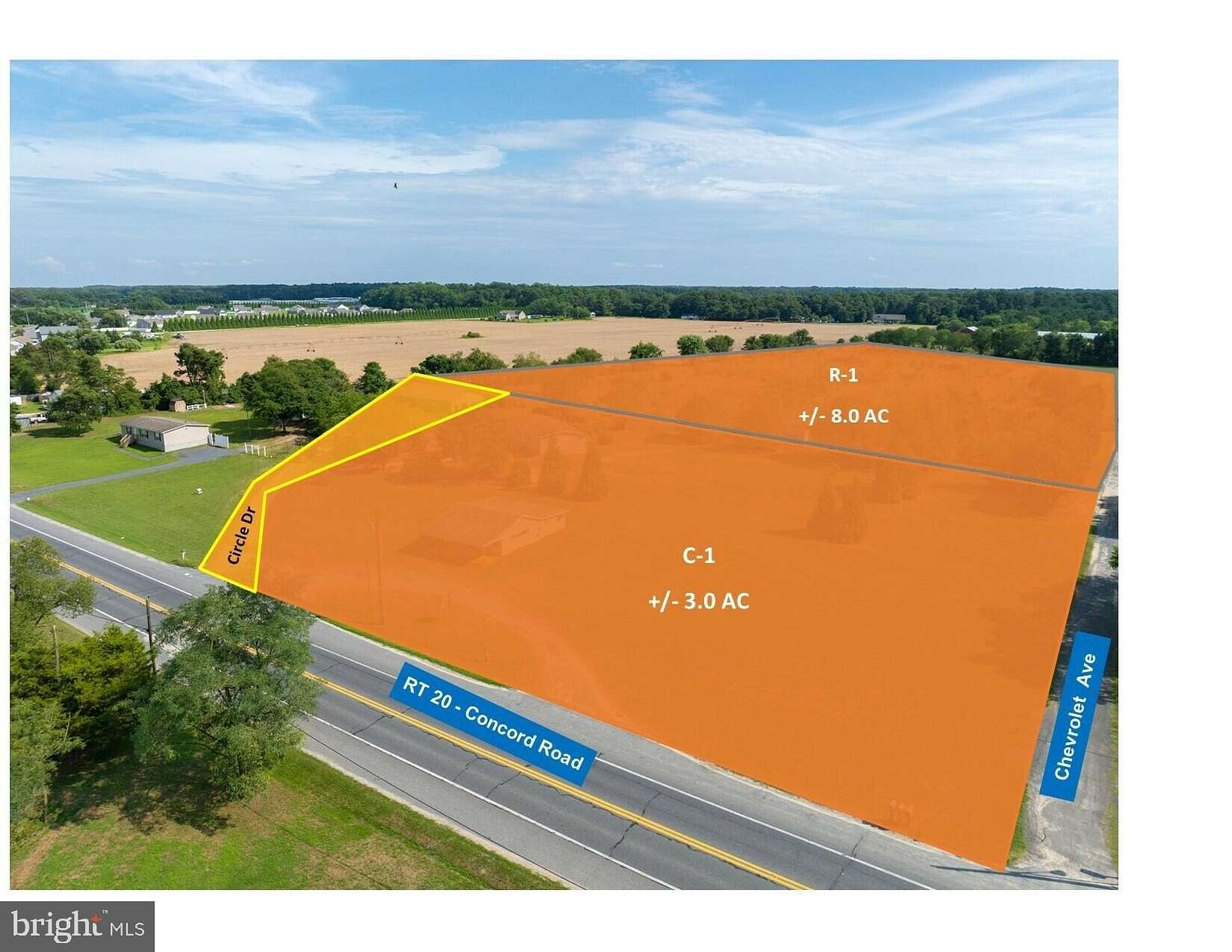 8 Acres of Mixed-Use Land for Sale in Seaford, Delaware