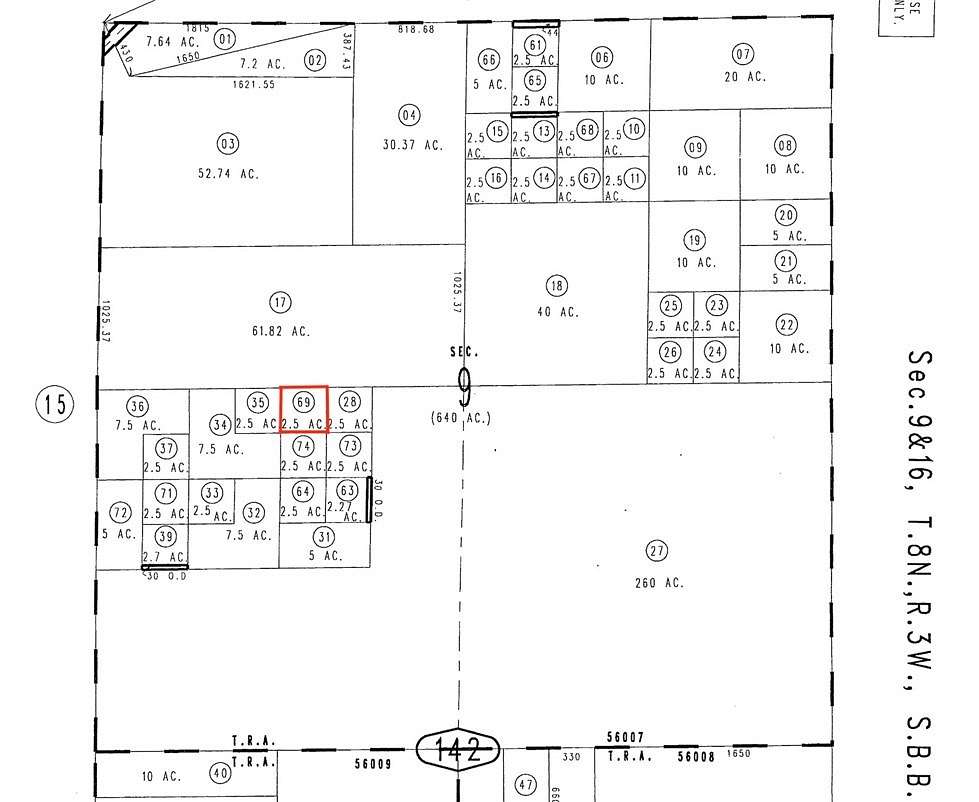 2.5 Acres of Land for Sale in Barstow, California