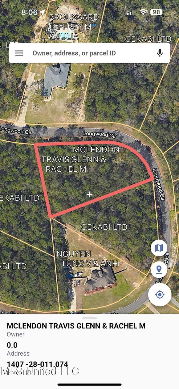 1.02 Acres of Residential Land for Sale in D'Iberville, Mississippi