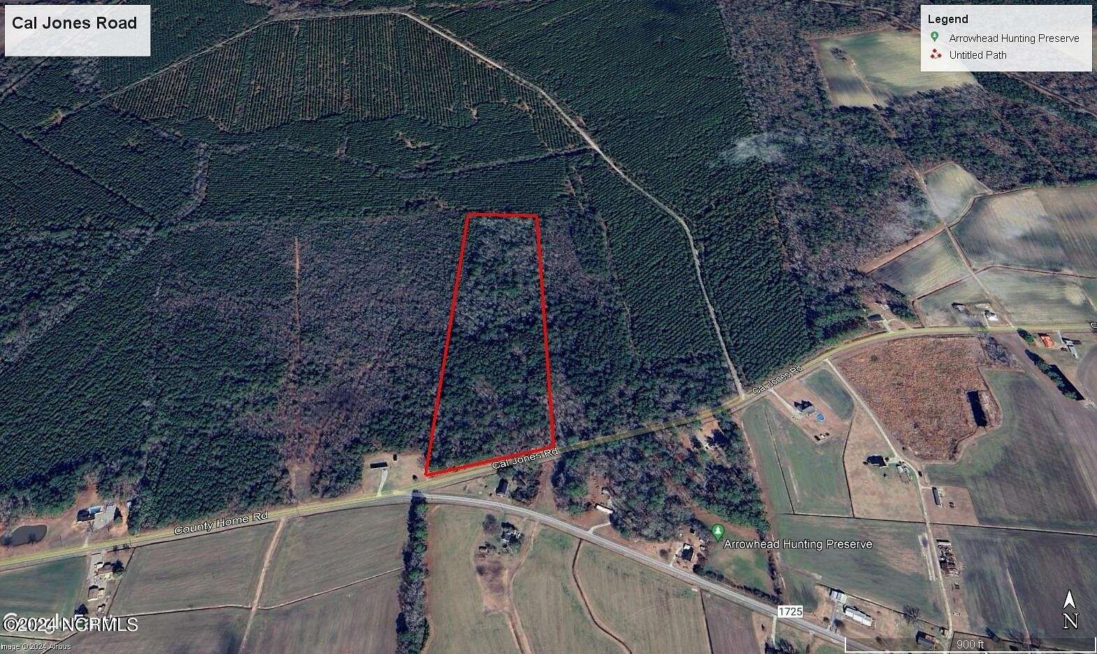 16.42 Acres of Land for Sale in Vanceboro, North Carolina