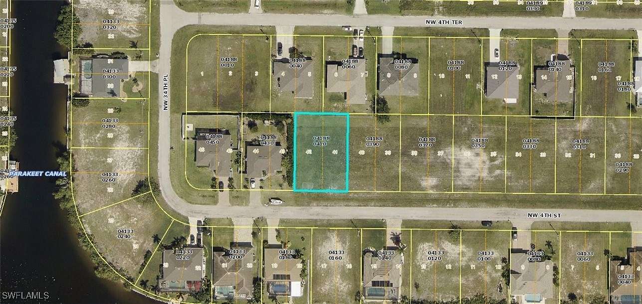 0.244 Acres of Residential Land for Sale in Cape Coral, Florida