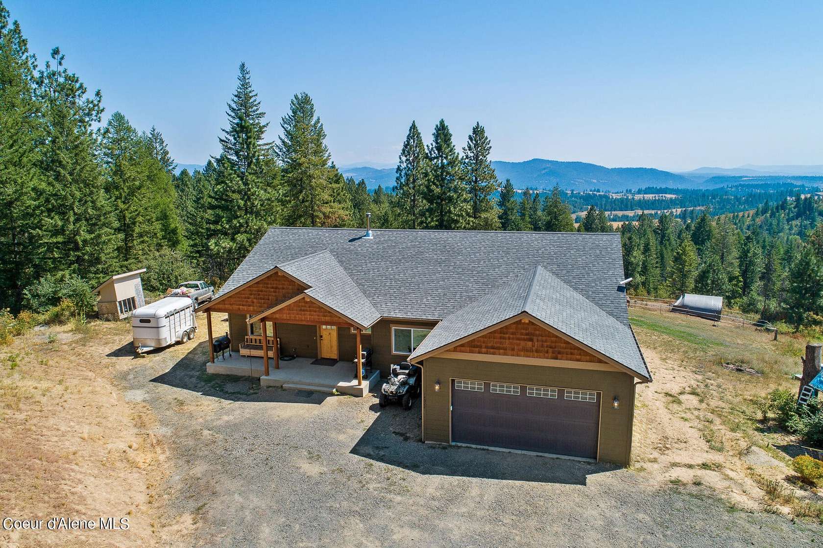 11.16 Acres of Land with Home for Sale in Coeur d'Alene, Idaho