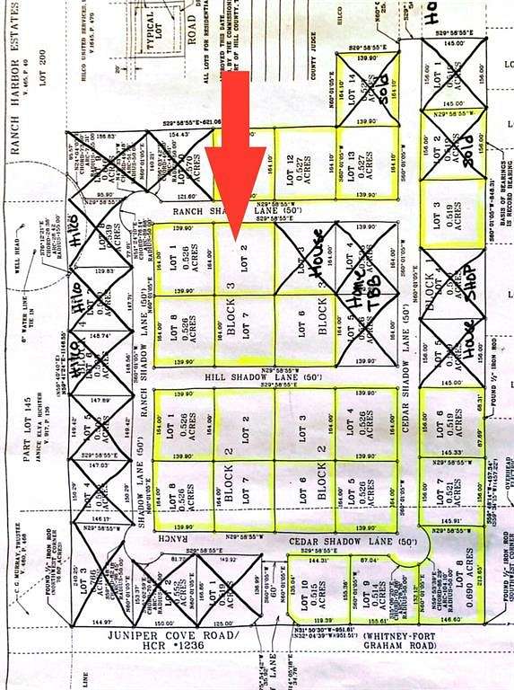 0.526 Acres of Residential Land for Sale in Whitney, Texas