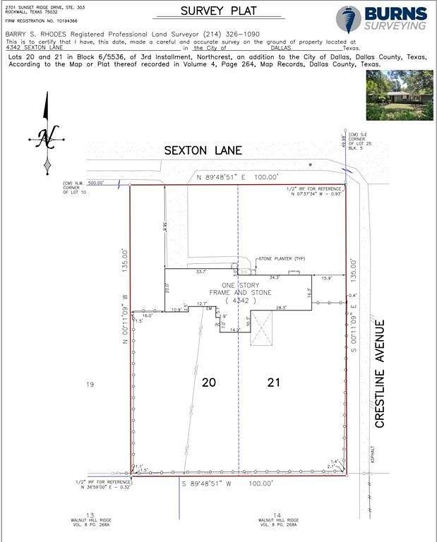 0.153 Acres of Residential Land for Sale in Dallas, Texas