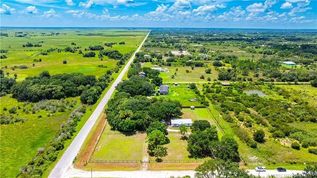 2.5 Acres of Residential Land with Home for Sale in Okeechobee, Florida