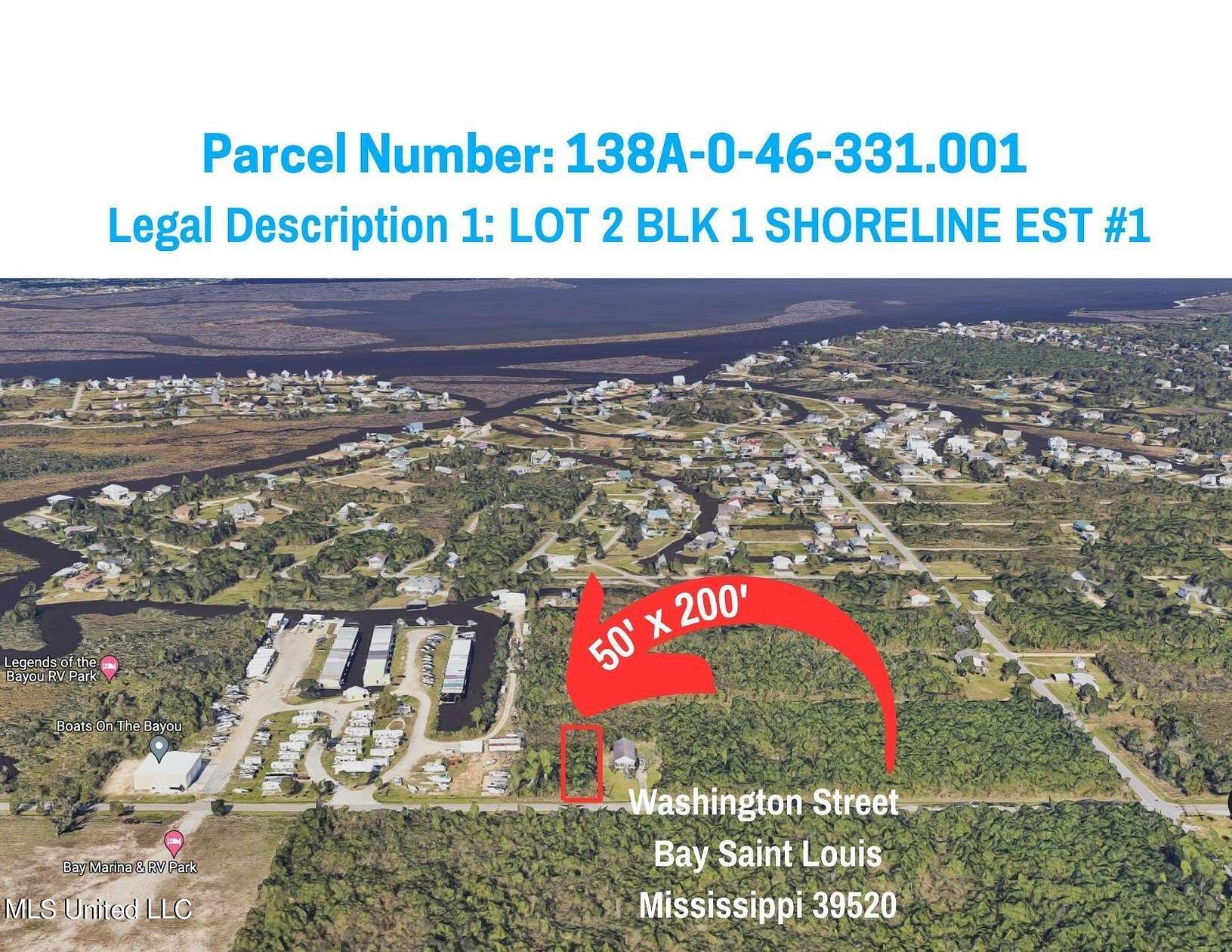 0.24 Acres of Residential Land for Sale in Bay St. Louis, Mississippi