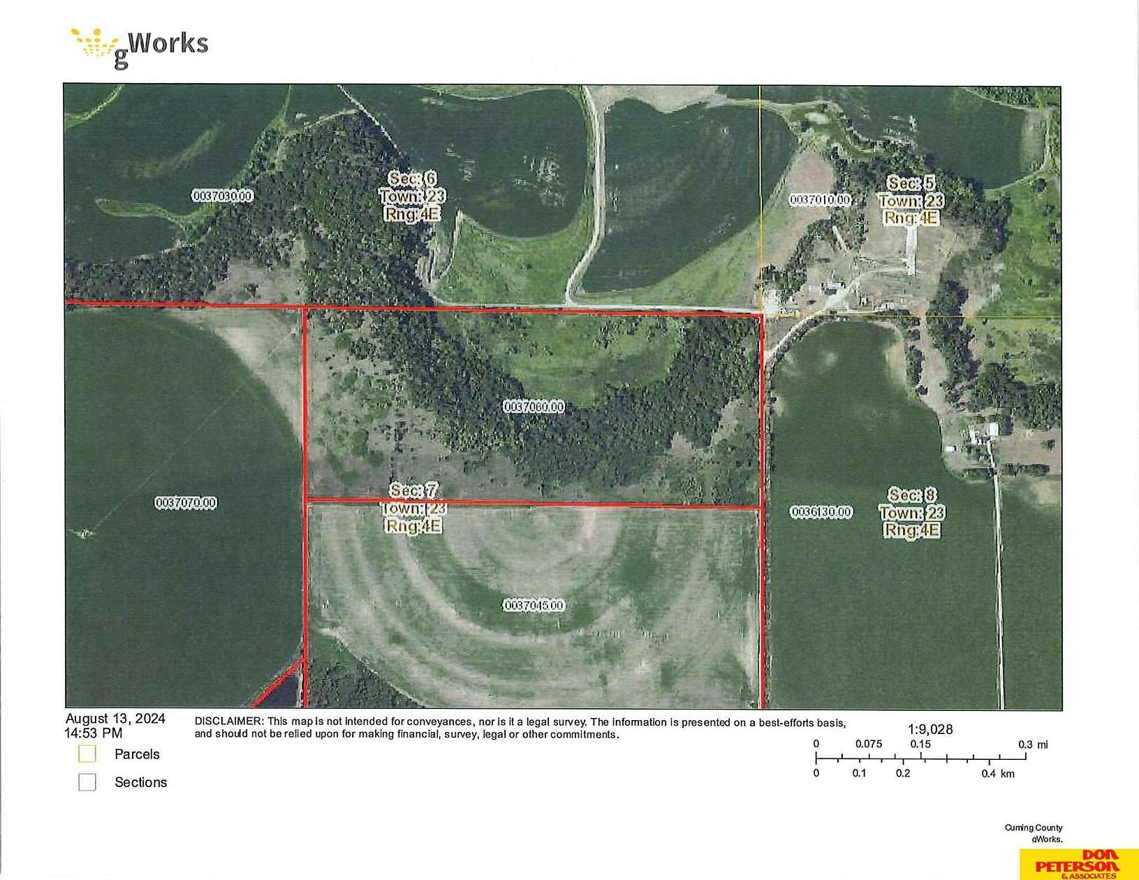 63.4 Acres of Recreational Land for Sale in Wisner, Nebraska