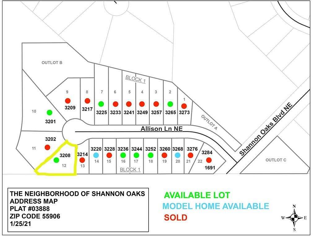 0.35 Acres of Residential Land for Sale in Rochester, Minnesota