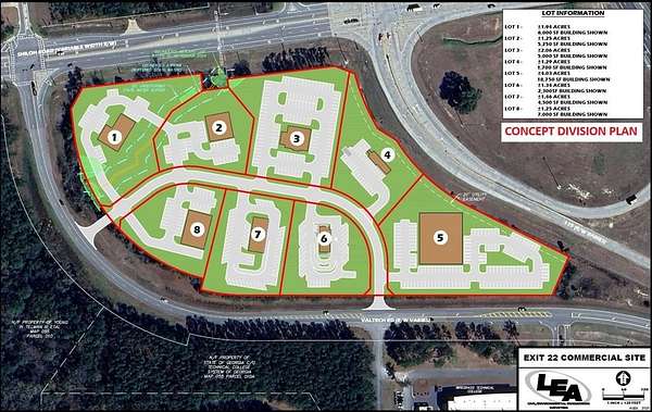 15.4 Acres of Mixed-Use Land for Sale in Valdosta, Georgia