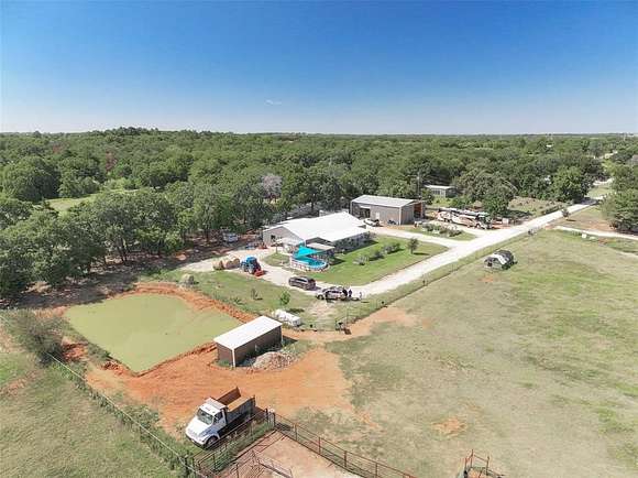 7.992 Acres of Land with Home for Sale in Cleburne, Texas