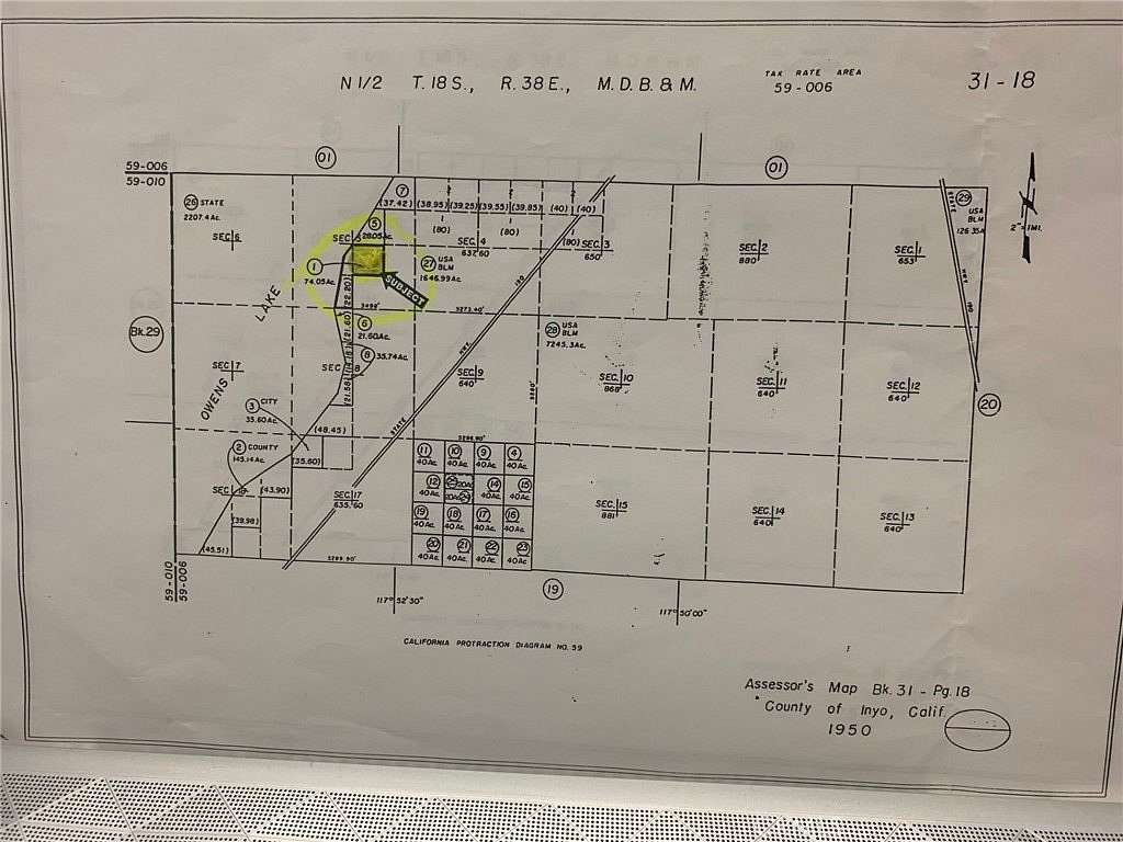 74.05 Acres of Recreational Land for Sale in Swansea, California