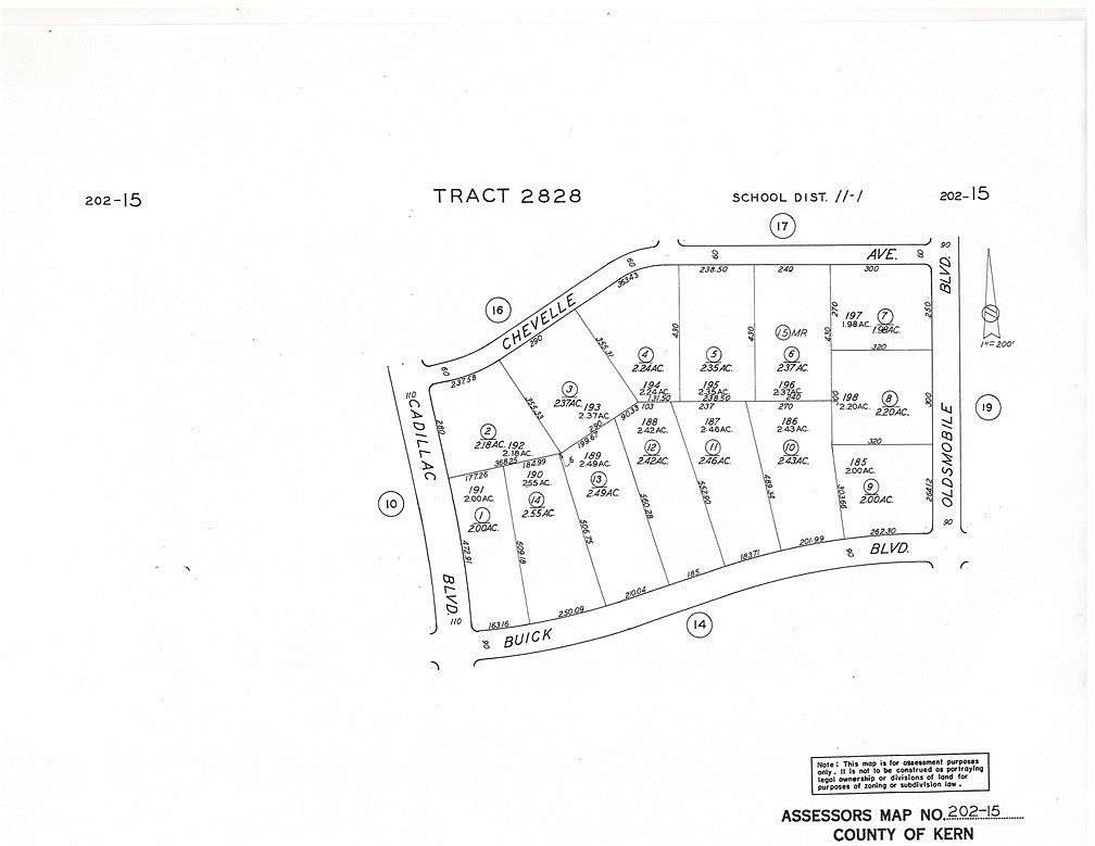 2.37 Acres of Residential Land for Sale in California City, California