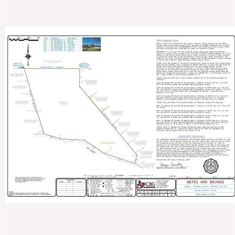 2.927 Acres of Residential Land for Sale in Dallas, Texas