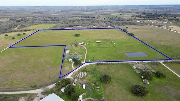 50 Acres of Agricultural Land with Home for Sale in Lockhart, Texas