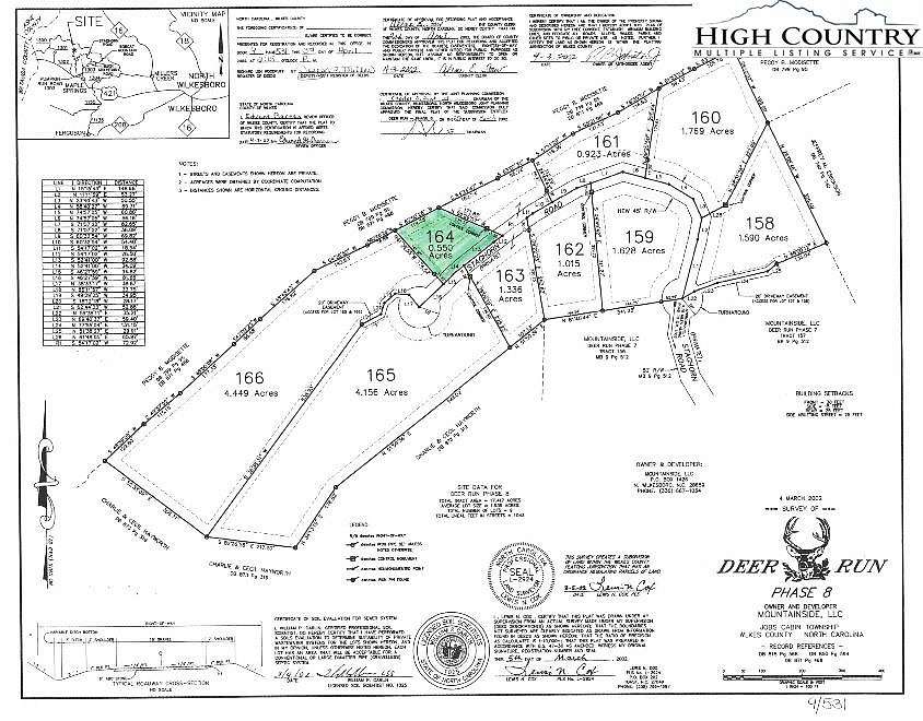 0.55 Acres of Land for Sale in Purlear, North Carolina