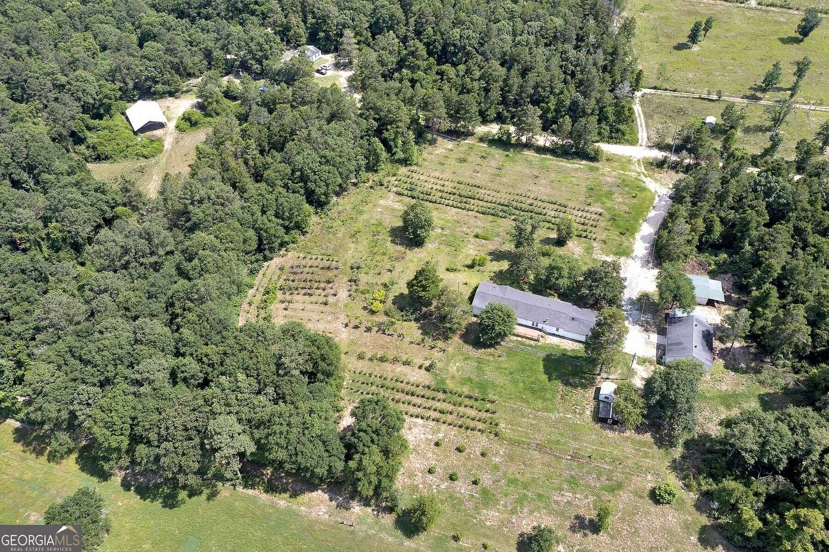 31.33 Acres of Land with Home for Sale in Roberta, Georgia